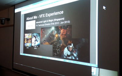 Sharing my VFX experience with the class