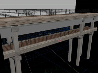 The bridge model with texture