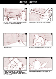 Hunter Hunted Storyboard Page 2