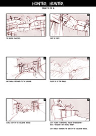 Hunter Hunted Storyboard Page 5